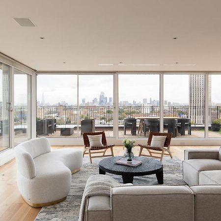 The Canary Wharf Secret - Glamorous 3Bdr Flat With Terrace And Parking Apartment London Luaran gambar