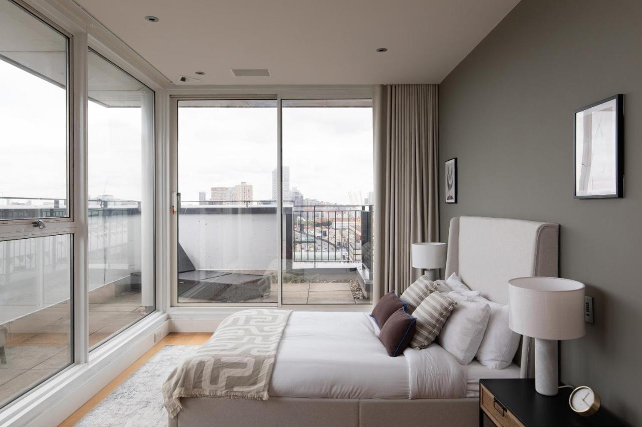 The Canary Wharf Secret - Glamorous 3Bdr Flat With Terrace And Parking Apartment London Luaran gambar