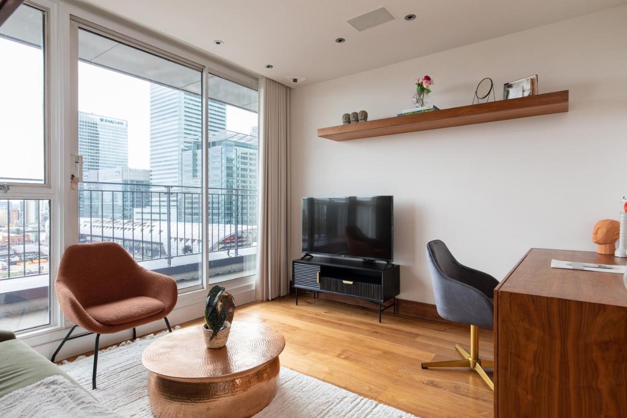 The Canary Wharf Secret - Glamorous 3Bdr Flat With Terrace And Parking Apartment London Luaran gambar