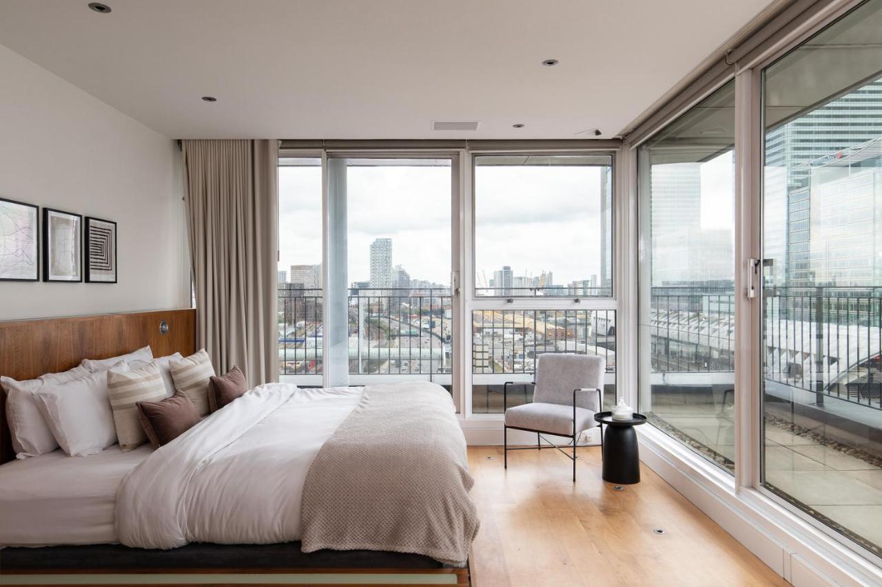 The Canary Wharf Secret - Glamorous 3Bdr Flat With Terrace And Parking Apartment London Luaran gambar